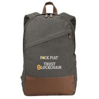 F CK Flat Trust Blockchain Cotton Canvas Backpack