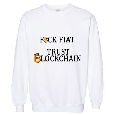 F CK Flat Trust Blockchain Garment-Dyed Sweatshirt