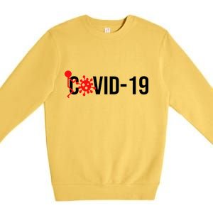 F COVID-19 Premium Crewneck Sweatshirt