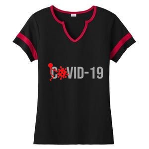 F COVID-19 Ladies Halftime Notch Neck Tee