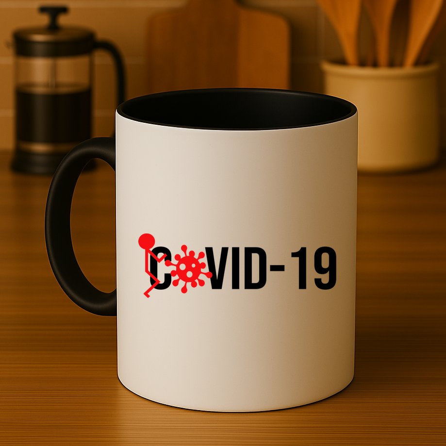 F COVID-19 Mug