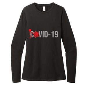 F COVID-19 Womens CVC Long Sleeve Shirt