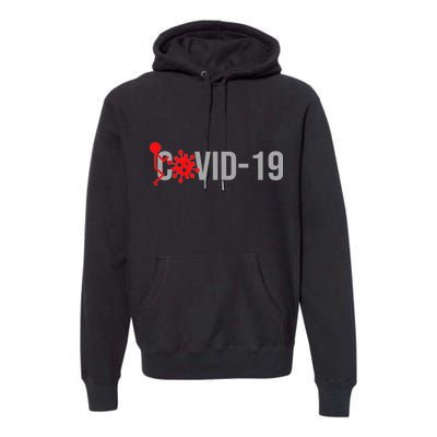 F COVID-19 Premium Hoodie