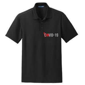 F COVID-19 Dry Zone Grid Polo