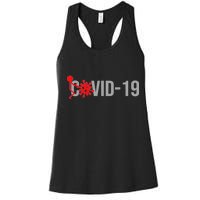 F COVID-19 Women's Racerback Tank