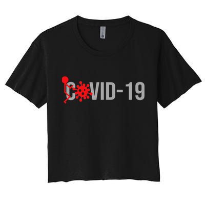 F COVID-19 Crop Top