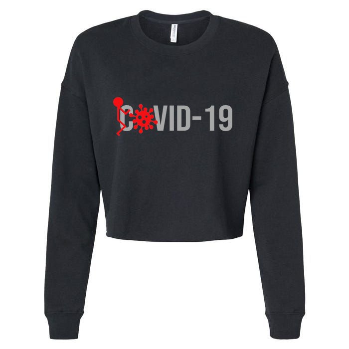 F COVID-19 Cropped Pullover Crew