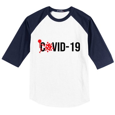 F COVID-19 Baseball Sleeve Shirt