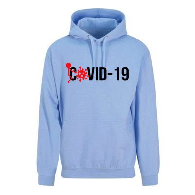 F COVID-19 Unisex Surf Hoodie