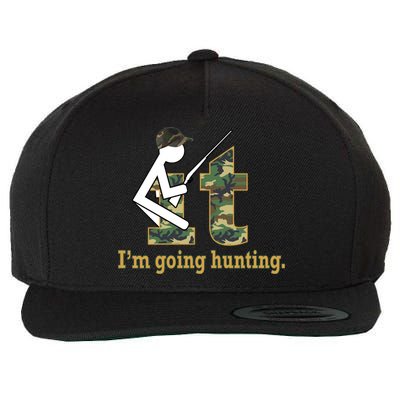 F It Im Going Hunting Wool Snapback Cap