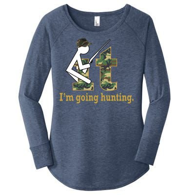 F It Im Going Hunting Women's Perfect Tri Tunic Long Sleeve Shirt