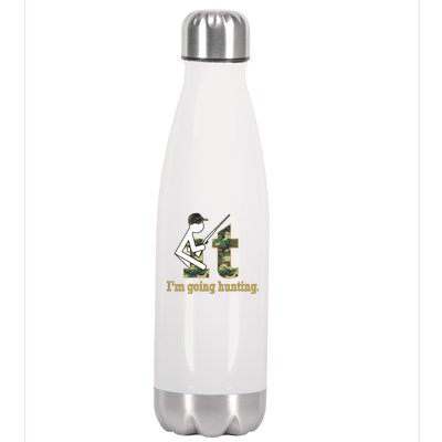 F It Im Going Hunting Stainless Steel Insulated Water Bottle