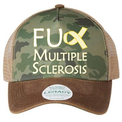 F Multiple Sclerosis Legacy Tie Dye Trucker Hat
