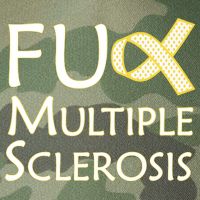 F Multiple Sclerosis Legacy Tie Dye Trucker Hat
