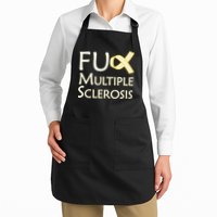 F Multiple Sclerosis Full-Length Apron With Pockets