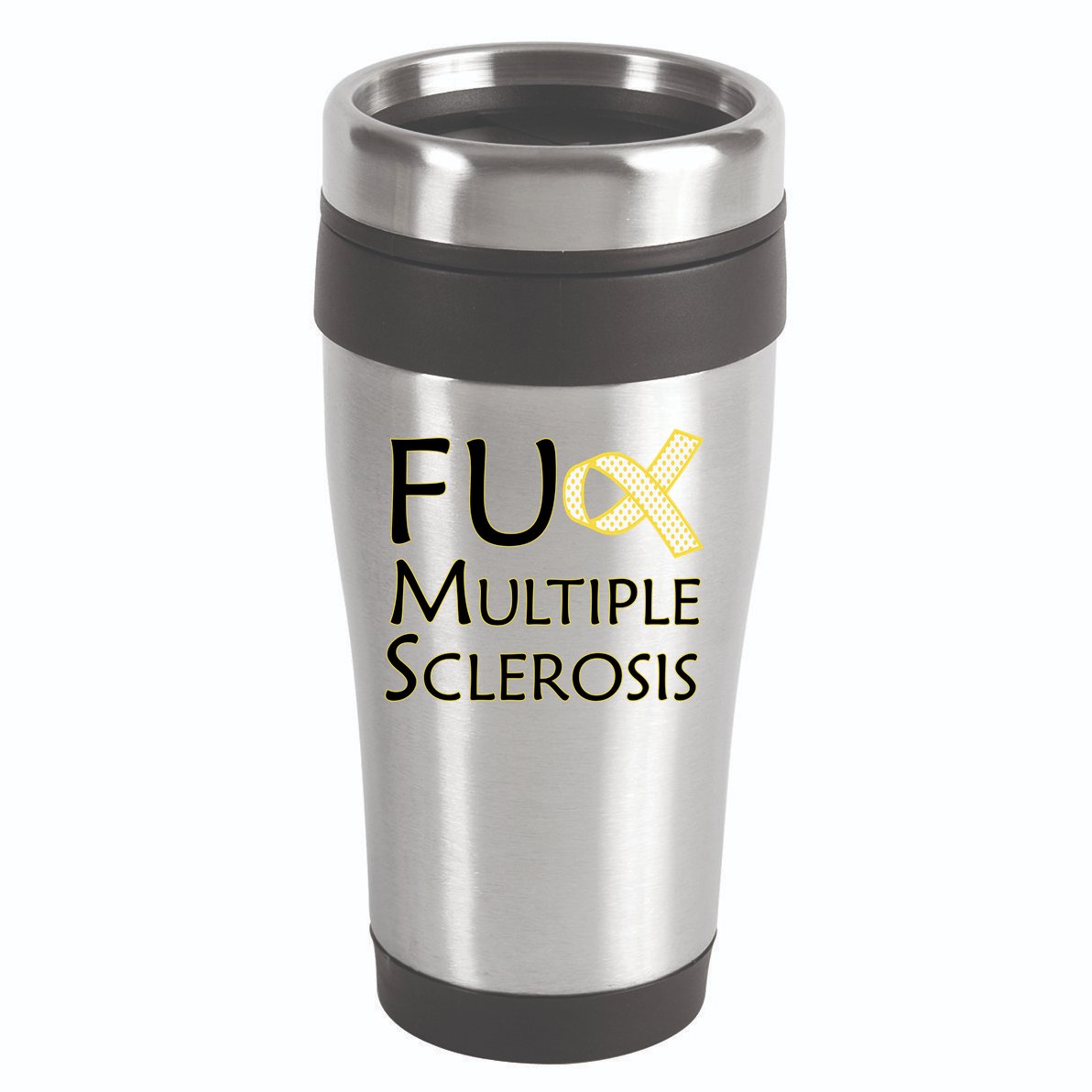 F Multiple Sclerosis 16oz Travel Tumbler