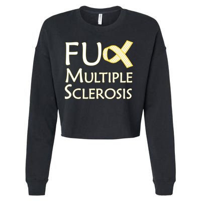 F Multiple Sclerosis Cropped Pullover Crew