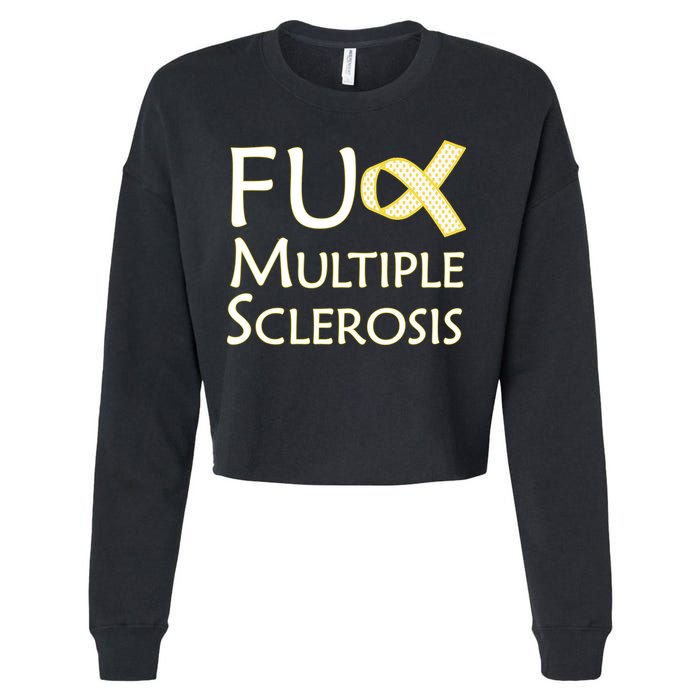 F Multiple Sclerosis Cropped Pullover Crew