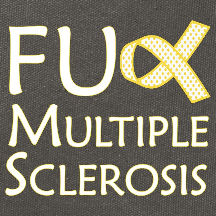 F Multiple Sclerosis Cotton Canvas Backpack