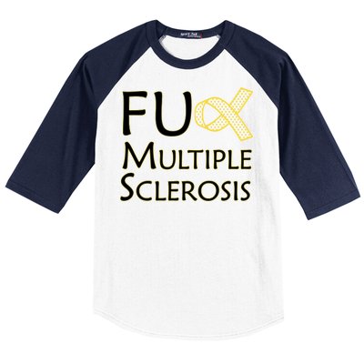 F Multiple Sclerosis Baseball Sleeve Shirt