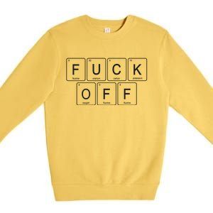 F Off Periodic Table Premium Crewneck Sweatshirt