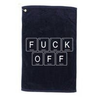 F Off Periodic Table Golf Towel