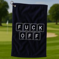 F Off Periodic Table Golf Towel