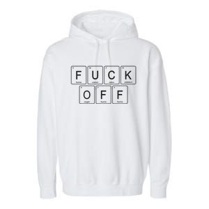 F Off Periodic Table Garment-Dyed Fleece Hoodie