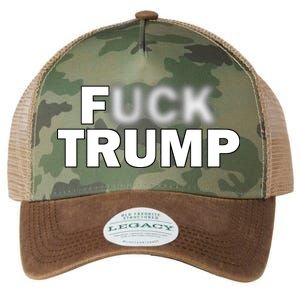 F Trump Blurry Logo Legacy Tie Dye Trucker Hat