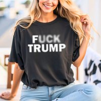 F Trump Blurry Logo Comfort Colors T-Shirt