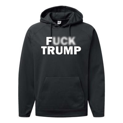 F Trump Blurry Logo Performance Fleece Hoodie