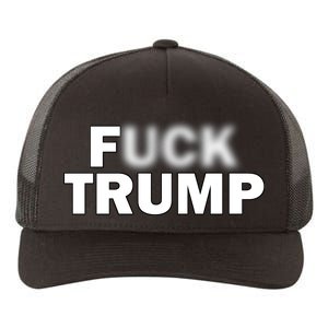 F Trump Blurry Logo Yupoong Adult 5-Panel Trucker Hat