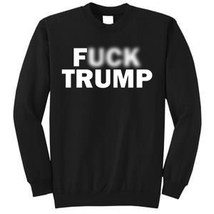 F Trump Blurry Logo Sweatshirt