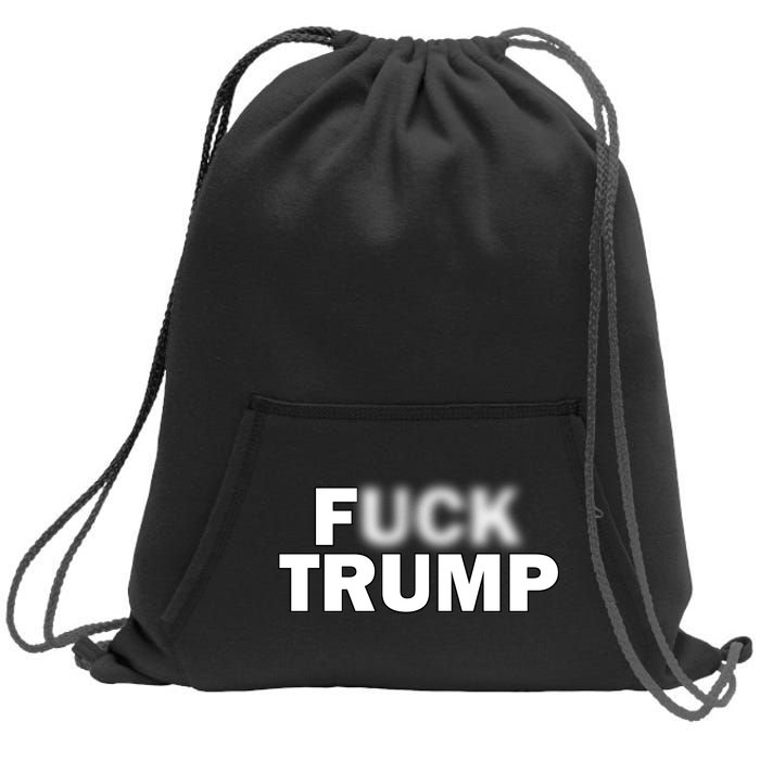 F Trump Blurry Logo Sweatshirt Cinch Pack Bag