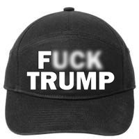 F Trump Blurry Logo 7-Panel Snapback Hat