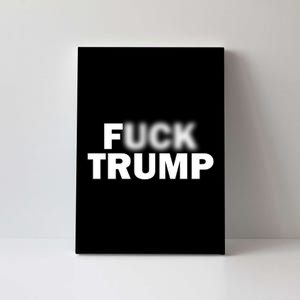 F Trump Blurry Logo Canvas