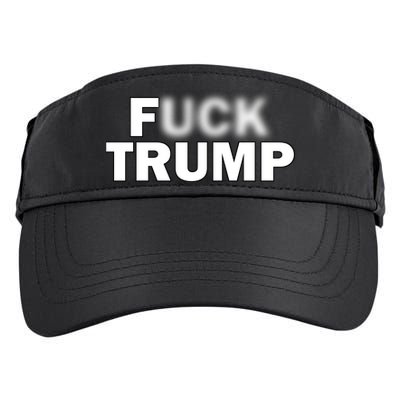 F Trump Blurry Logo Adult Drive Performance Visor
