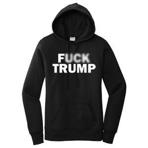 F Trump Blurry Logo Women's Pullover Hoodie