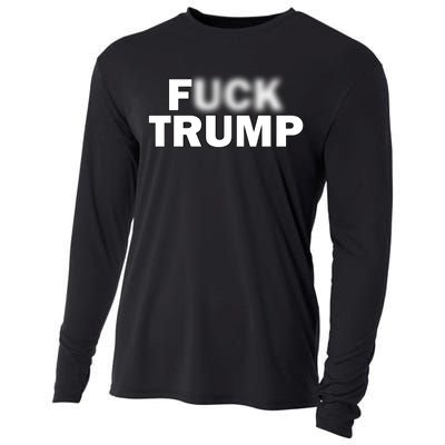 F Trump Blurry Logo Cooling Performance Long Sleeve Crew