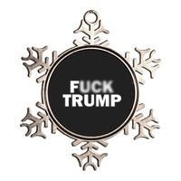 F Trump Blurry Logo Metallic Star Ornament