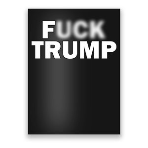 F Trump Blurry Logo Poster