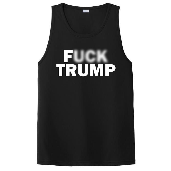 F Trump Blurry Logo PosiCharge Competitor Tank