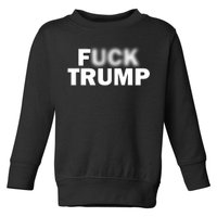 F Trump Blurry Logo Toddler Sweatshirt