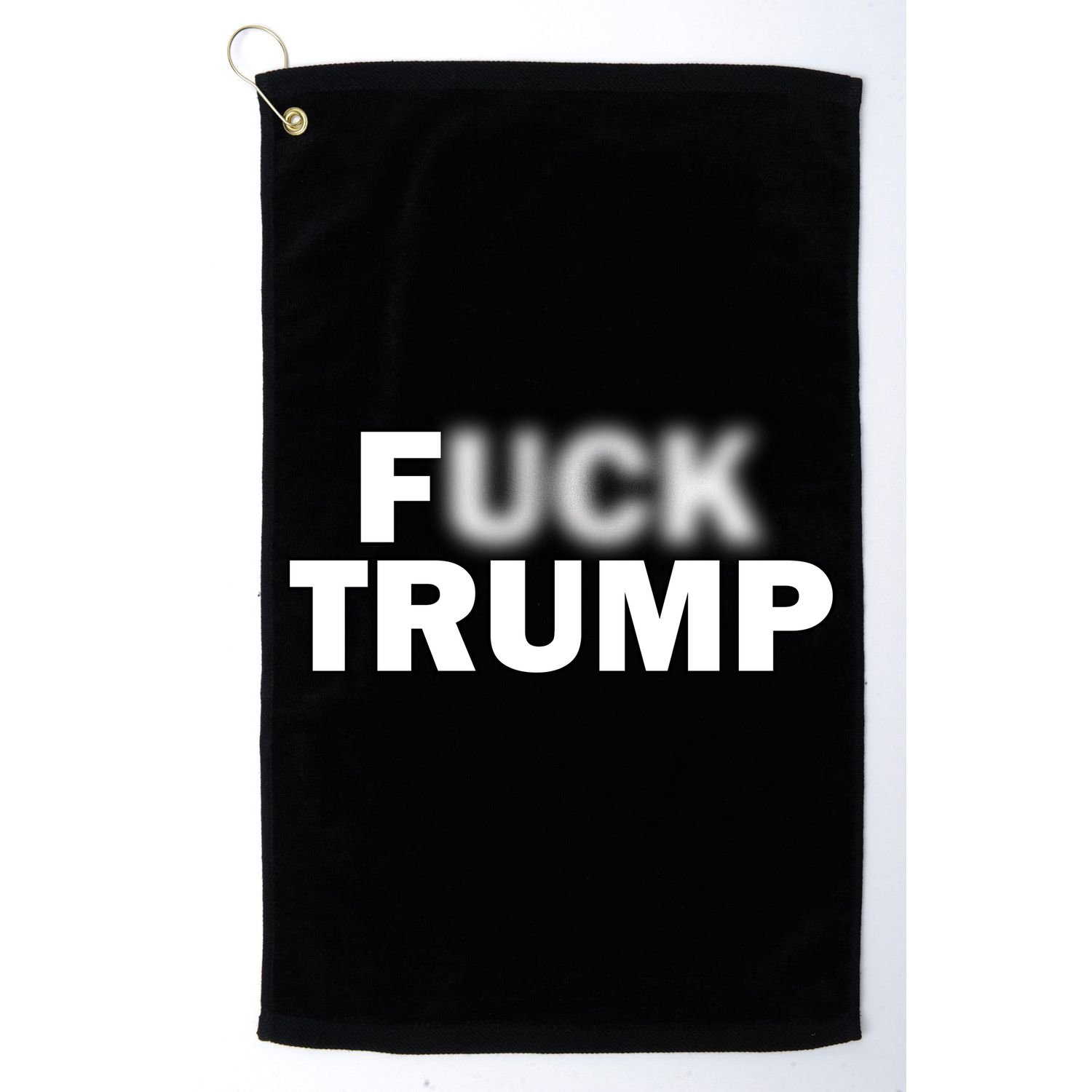 F Trump Blurry Logo Golf Towel