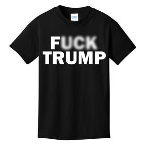 F Trump Blurry Logo Kids T-Shirt