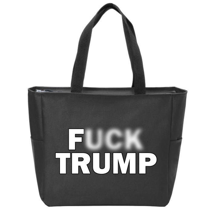 F Trump Blurry Logo Zip Tote Bag