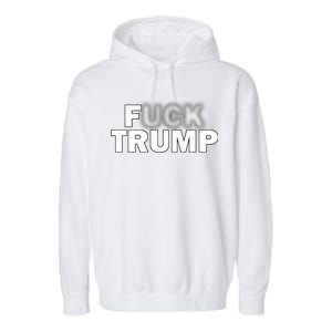 F Trump Blurry Logo Garment-Dyed Fleece Hoodie