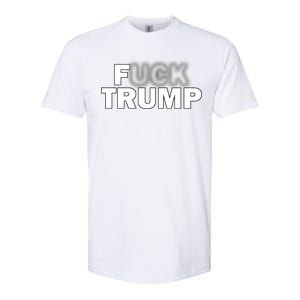 F Trump Blurry Logo Softstyle CVC T-Shirt