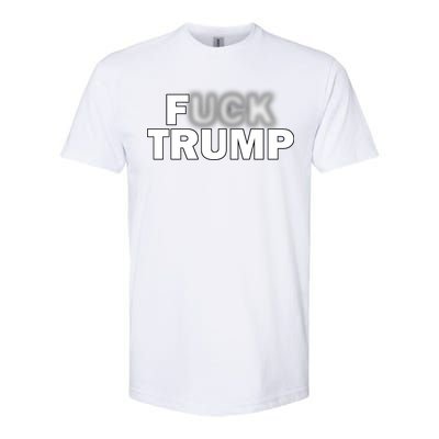 F Trump Blurry Logo Softstyle CVC T-Shirt