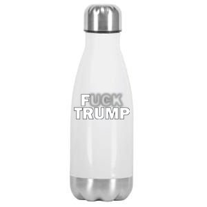 F Trump Blurry Logo Stainless Steel Insulated Water Bottle